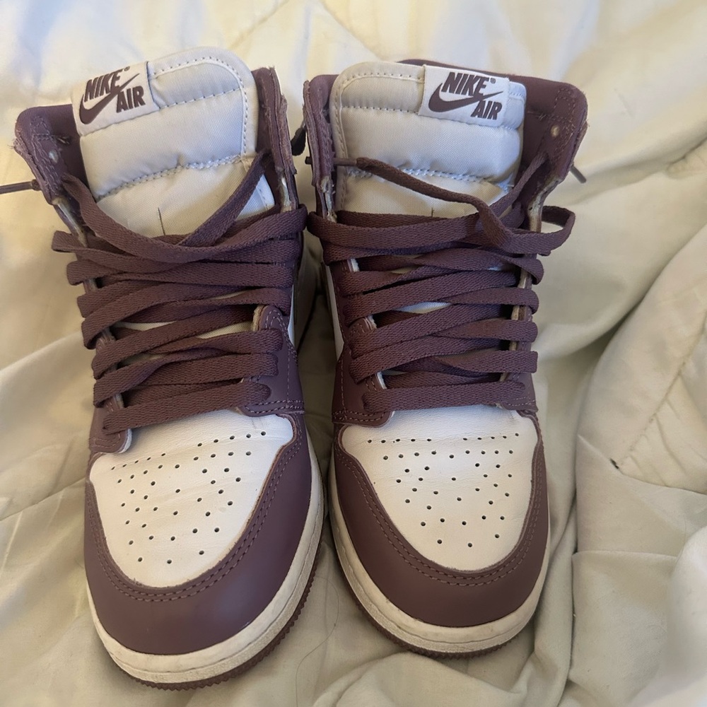 Nike Air Purple and White Sneakers